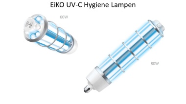 UV-C lampen voor directe bestraling van oppervlakten